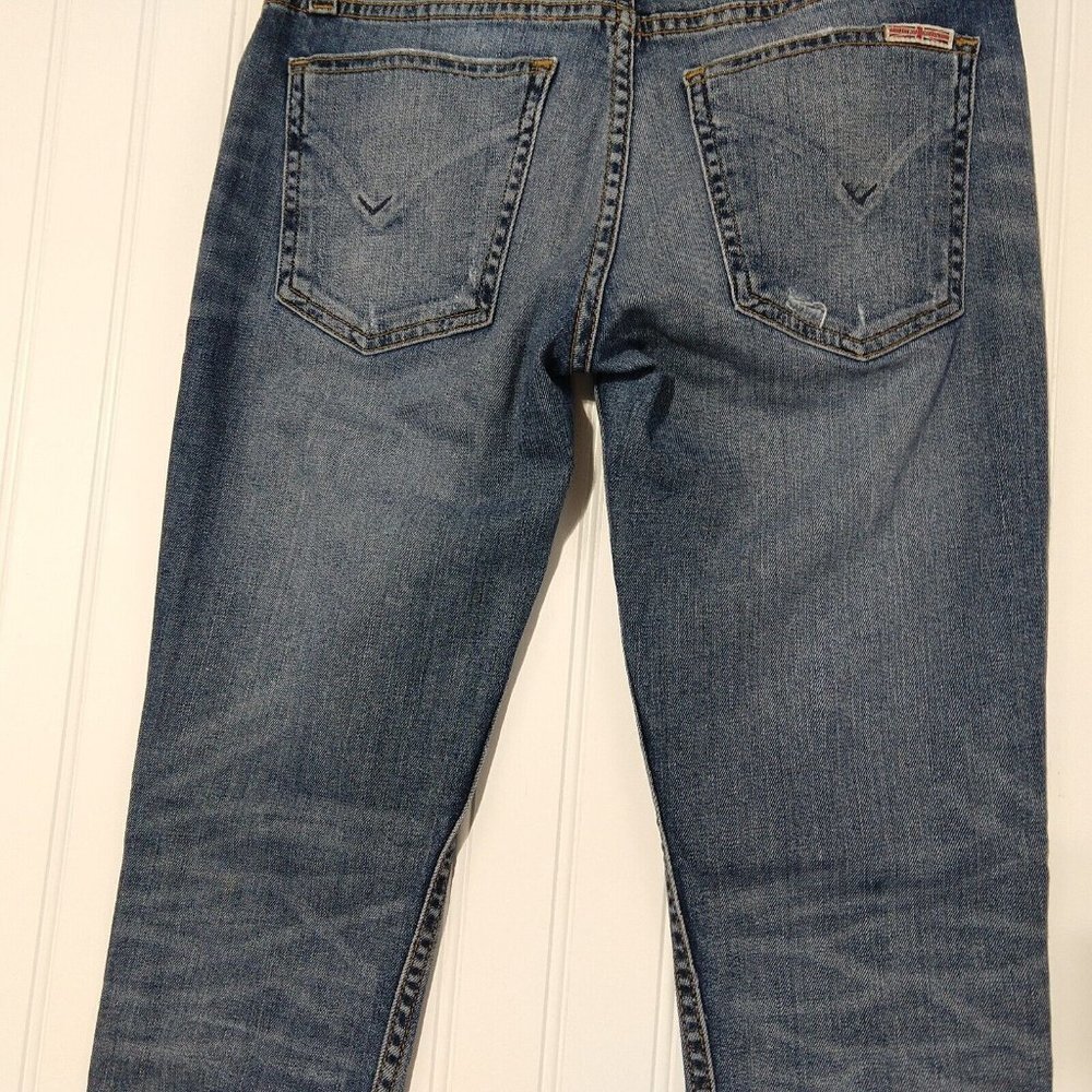 Hudson Jeans Muse Crop Skinny Jeans Size 24 5in Cuff DGWD Wash Blue Denim Womens - Picture 8 of 12